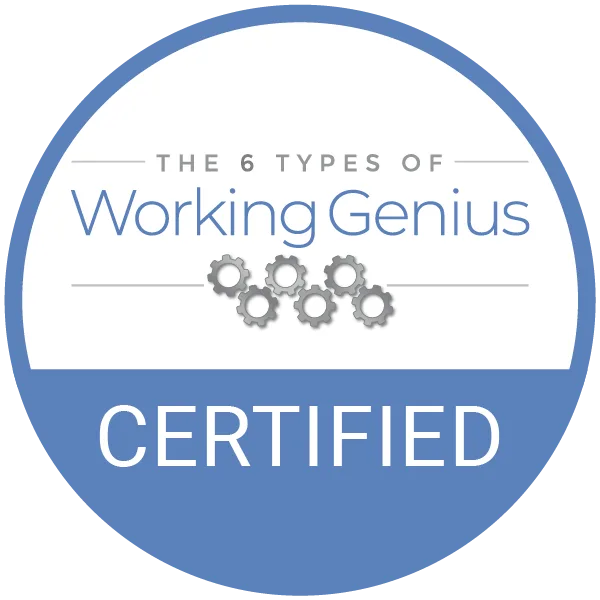 Working Genius Certified Badge Transparent